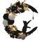 Flower Moon Cat Halloween Home Decoration (Moon Cat - White13.7in×9.8in)